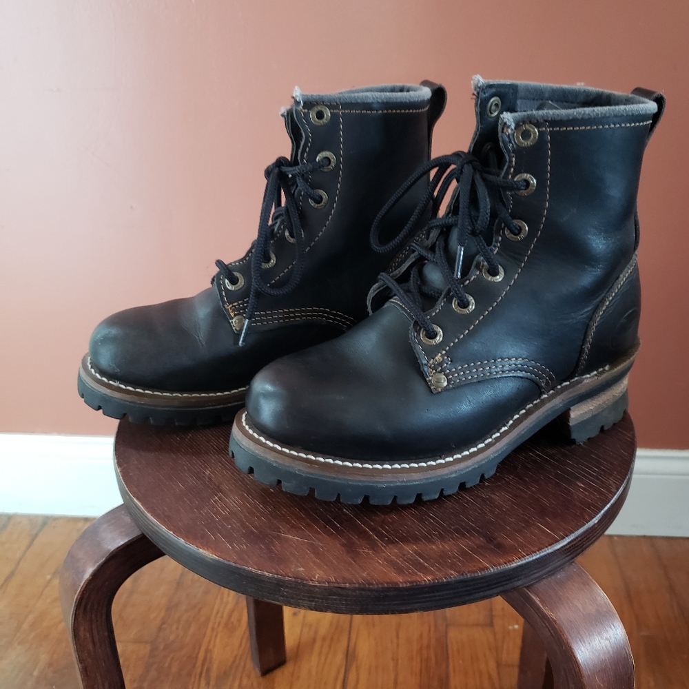 Womens Skechers Logger Style Boots